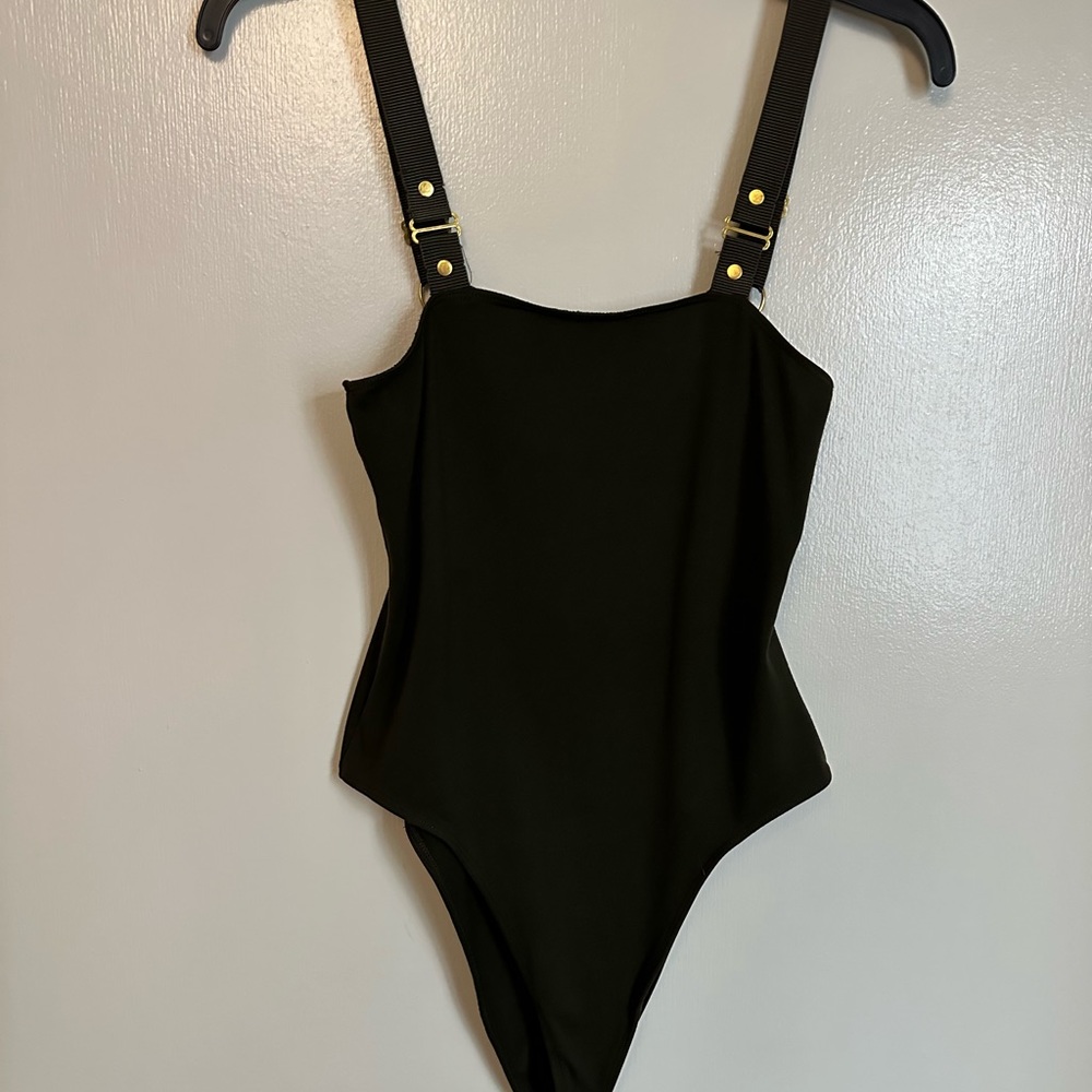 Good American Olive Green Bodysuit